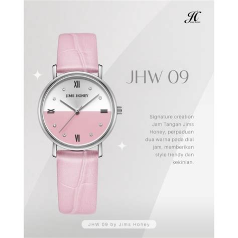 Jual JAM TANGAN WANITA JHW 09 JIMS HONEY FREE BOX BATERAI Shopee