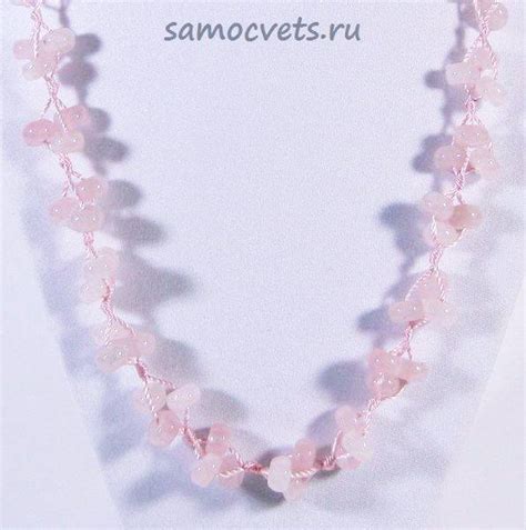 Бусы Розовый кварц "Ягода": отзывы, фото, цена, купить | samocvets.ru