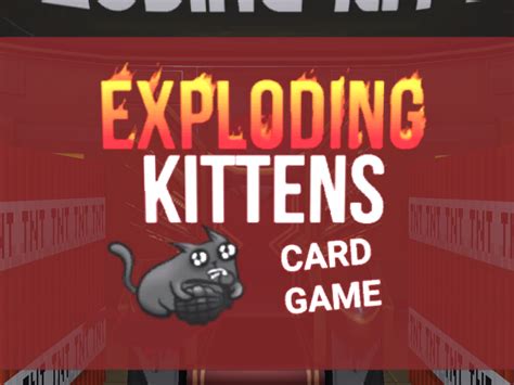 Exploding Kittens Card Game Worlds On Vrchatbeta