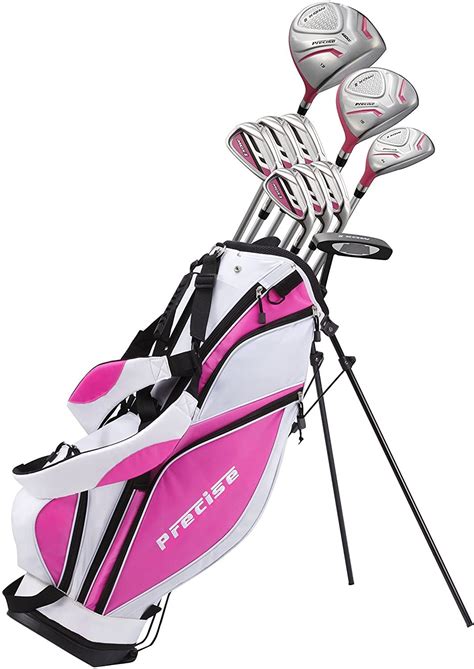 Precise Premium Ladies Womens Complete Golf Clubs Set Includes Driver Fairway Hybrid S S 5