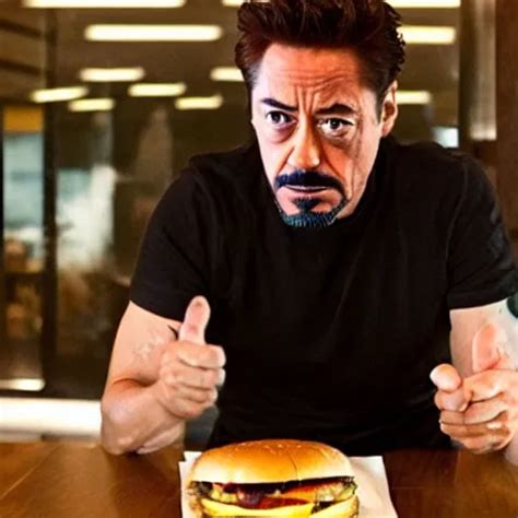 Tony Stark Eating A Cheeseburger Stable Diffusion OpenArt