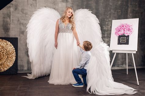 Large Angel Wings Costume Cosplay White Angel Wings Wings Etsy