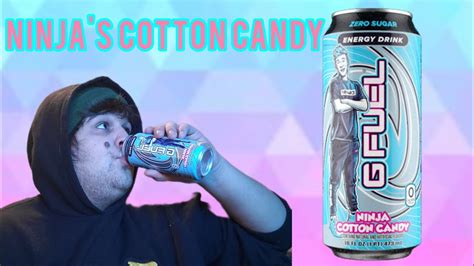 Gfuel Ninja Cotton Candy Can Taste Test And Review Youtube