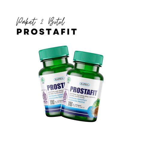 Jual Prostafit Obat Herbal Membantu Mengobati Penyakit Peradangan Prostat Paket 2 Botol Original