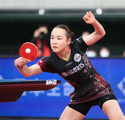 ＜卓球全日本選手権最終日 女子シングルス決勝 伊藤美誠・早田ひな＞早田ひなを破って優勝した伊藤美誠（撮影・西川祐介） ― スポニチ