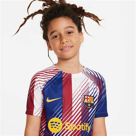 Maillot Pré Match Domicileextérieur Enfant Fc Barcelone Dri Fit