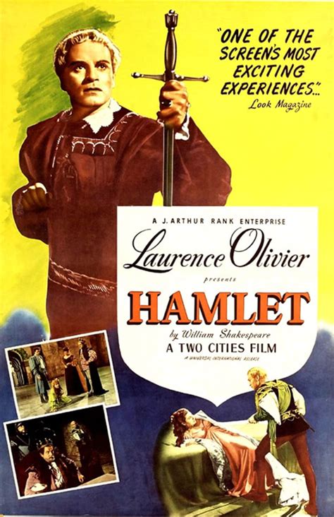 Hamlet 1948 Laurence Olivier Vintage Movie Poster Reprint 18x12 Inches