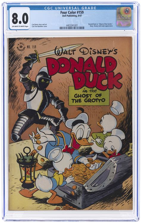 Hake S Four Color August Cgc Vf Donald Duck