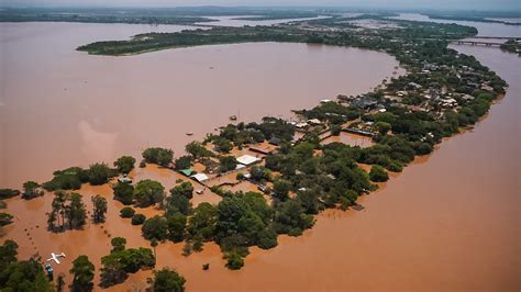 Fotos Imagens A Reas Da Enchente Do Gua Ba Nas Ilhas De Porto Alegre