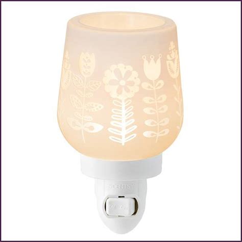 Folk Flowers Mini Scentsy Warmer Tanya Charette