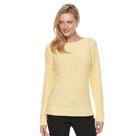 Womens Croft And Barrow Sweaters Barrow Textured Croft Sweater