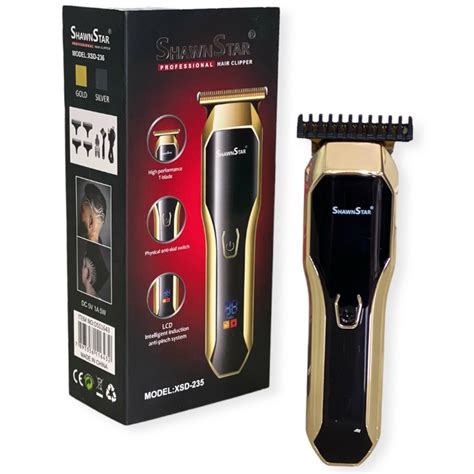 Maquina De Cortar Cabelo Profissional Shawnstar Xsd Bivolt Lcd Usb