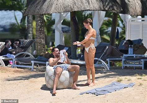 Millie Mackintosh Showcases Her Jaw Dropping Figure In A Sexy Cream Bikini While Husband Hugo