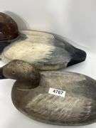 Pair Vintage Canvasback Duck Decoys Dixon S Auction At Crumpton