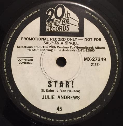 Julie Andrews – Star! (Vinyl) - Discogs