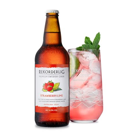 Strawberry-Lime Cider