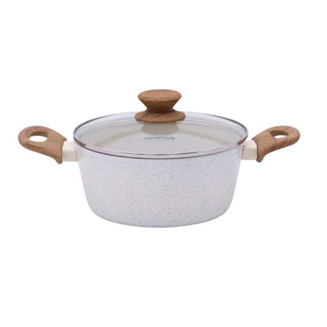 CAÇAROLA MÁRMOL COOK FUNDO TRIPLO INDUÇÃO 20CM MIMO STYLE Casa dos