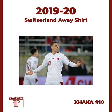 Switzerland Away Shirt Xhaka M The Goalmarkt