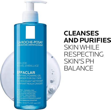 La Roche Posay Effaclar Гель-очищающее средство для лица для жирной и ...