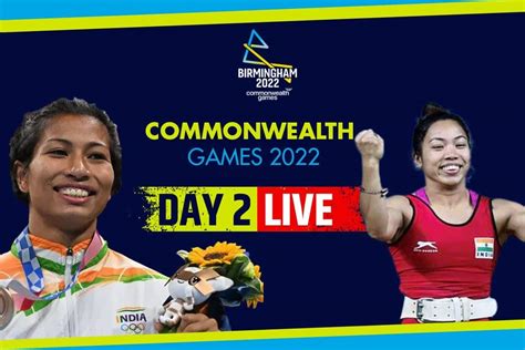 Commonwealth Games 2022 Day 2 Live Updates Mirabai Chanu Wins Gold In