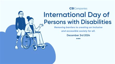 Honoring The International Day Of Persons With Disabilities A