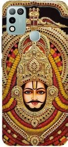 ADZIRE Back Cover For Infinix Hot 10 Play X688B KHATU SHYAM JI BABA RAMDEV JI ADZIRE