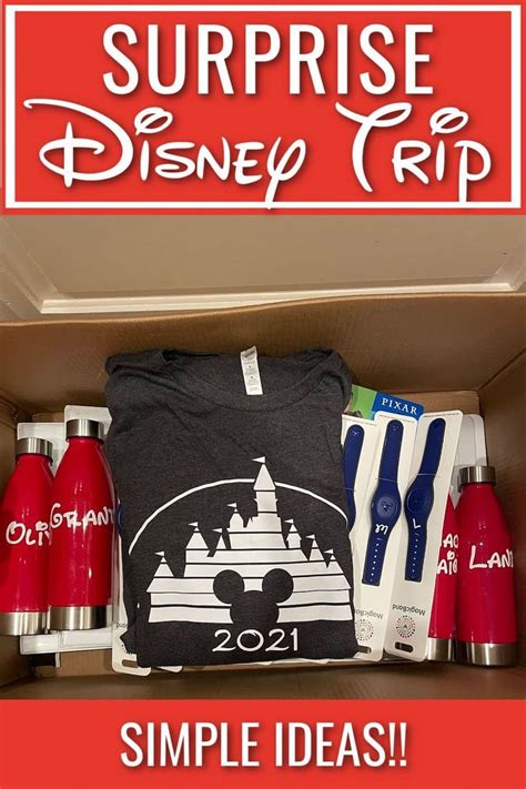 Surprise Disney Trip Reveal Ideas And Free Printable Artofit