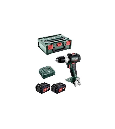 Taladro atornillador a batería Metabo BS 18 LT BL 2 baterías