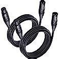 Cable Matters 2 Pack Premium XLR To XLR Microphone Cable 3m XLR Cables