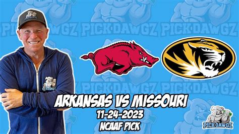 Arkansas Vs Missouri 11 24 23 Free College Football Picks And