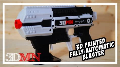 The Most Insane 3d Printed Fully Automatic Nerf Blaster Ever Project Fdl 3 Youtube