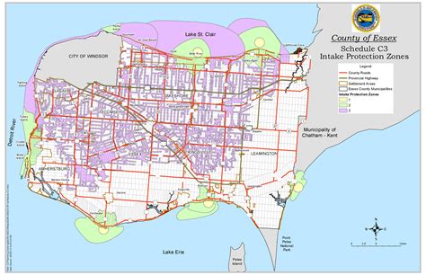 Official Plan Schedule Maps County Of Essex