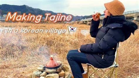 Cooking Tajine In A Korean Village With A Beautiful View Of River