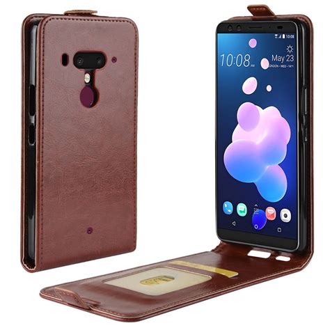 HTC U12 Plus Case Smarit Leather Cases Cellphone Case Bumper Flip