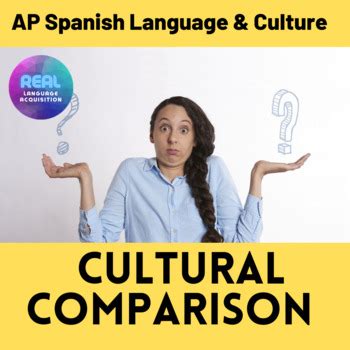 Cultural Comparison Ap Spanish By Real Language Acquisition Tpt