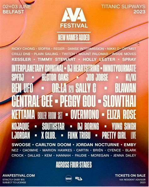 Peggy Gou Ben Ufo And More Join The Ava Festival 2023 Line Up Fixr