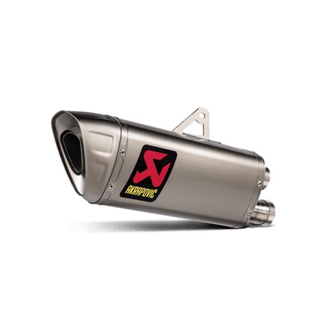 Silencieux Akrapovic Titane Homologué pour 1200 Speed Triple RS et RR