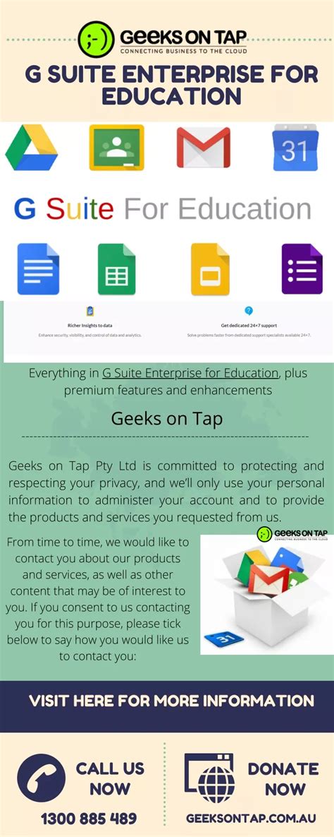 PPT G Suite Enterprise For Education PowerPoint Presentation Free