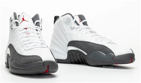 Air Jordan 12 Retro Whitedark Greygym Red 130690 160 Release Date