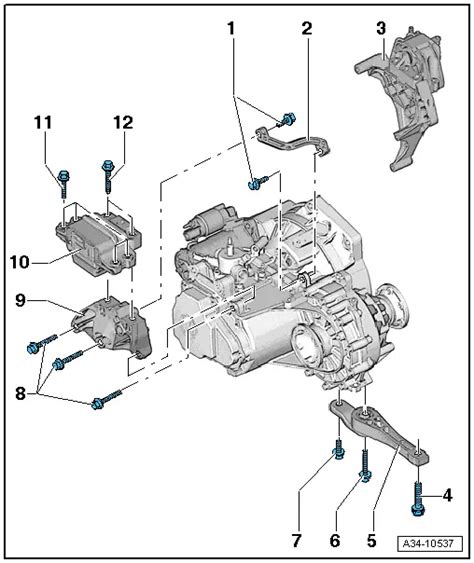 Volkswagen Workshop Service And Repair Manuals Golf Mk5 Power Transmission 5 Speed Manual