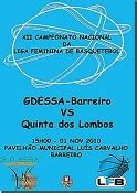 Basquetebol Feminino Barreiro GD ESSA Recebe Quinta Dos Lombos Rostos