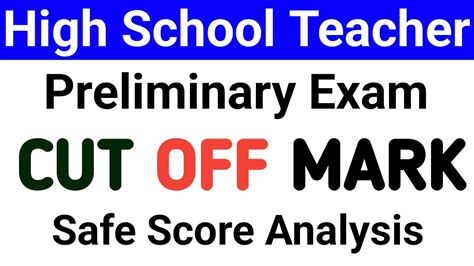 Odisha High School Teacher Preliminary Exam Cut Off Marks Full Analysis