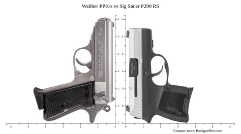 Walther Ppk S Vs Sig Sauer P Rs Size Comparison Handgun Hero