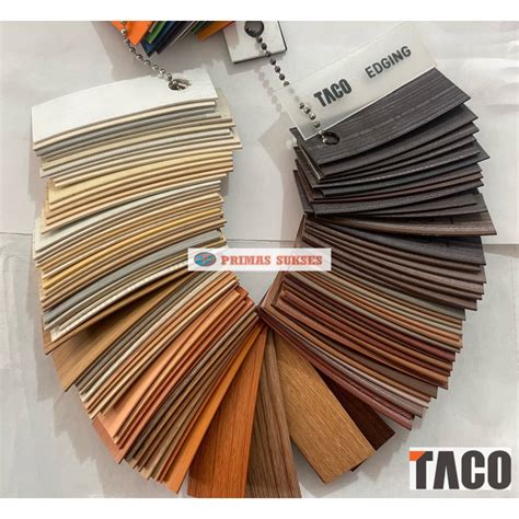 Taco Edging Motif WOOD GLOSSY Hpl Size 22 2 MM Table Edge Coating