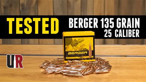 Tested Berger Cal Gr Long Range Hybrid Target Bullets Youtube