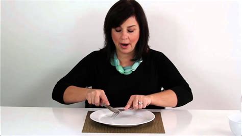 The Right Way To Use Your Fork And Knife Youtube