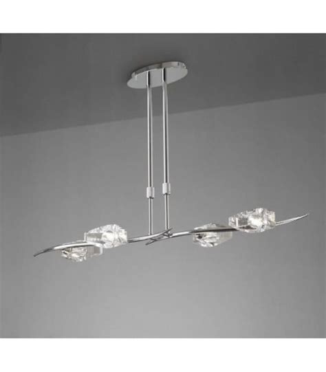 Suspension Eclipse T Lescopique Ampoules G Bar Chrome Poli Leroy