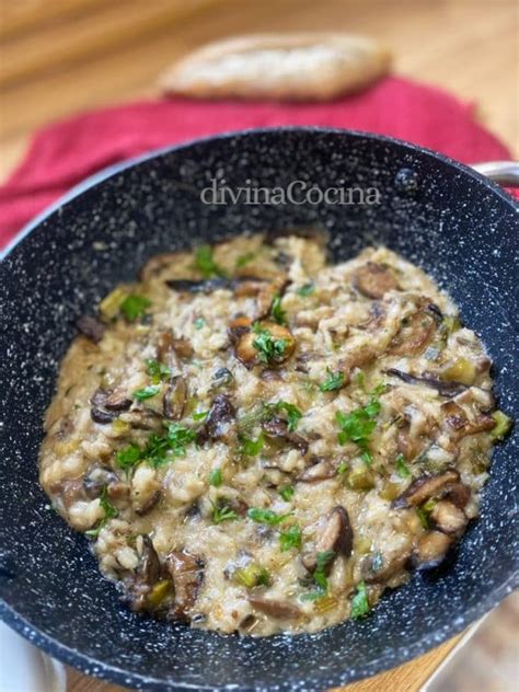 Risotto De Setas O Champi Ones Receta De Divina Cocina