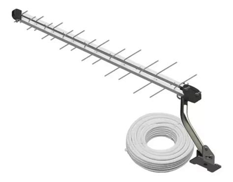 Kit Completo Antena Externa Log Digital Brasforma Sl K