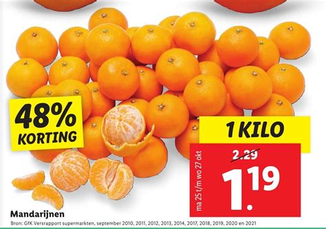 Mandarijnen Aanbieding Bij Lidl